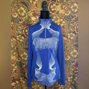 Blue Graphic Women's Sweatshirt